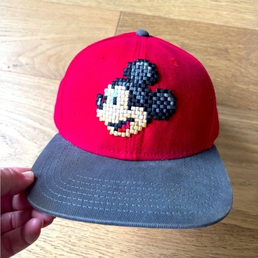 Disney Paris Mickey Mouse pixel ball cap
